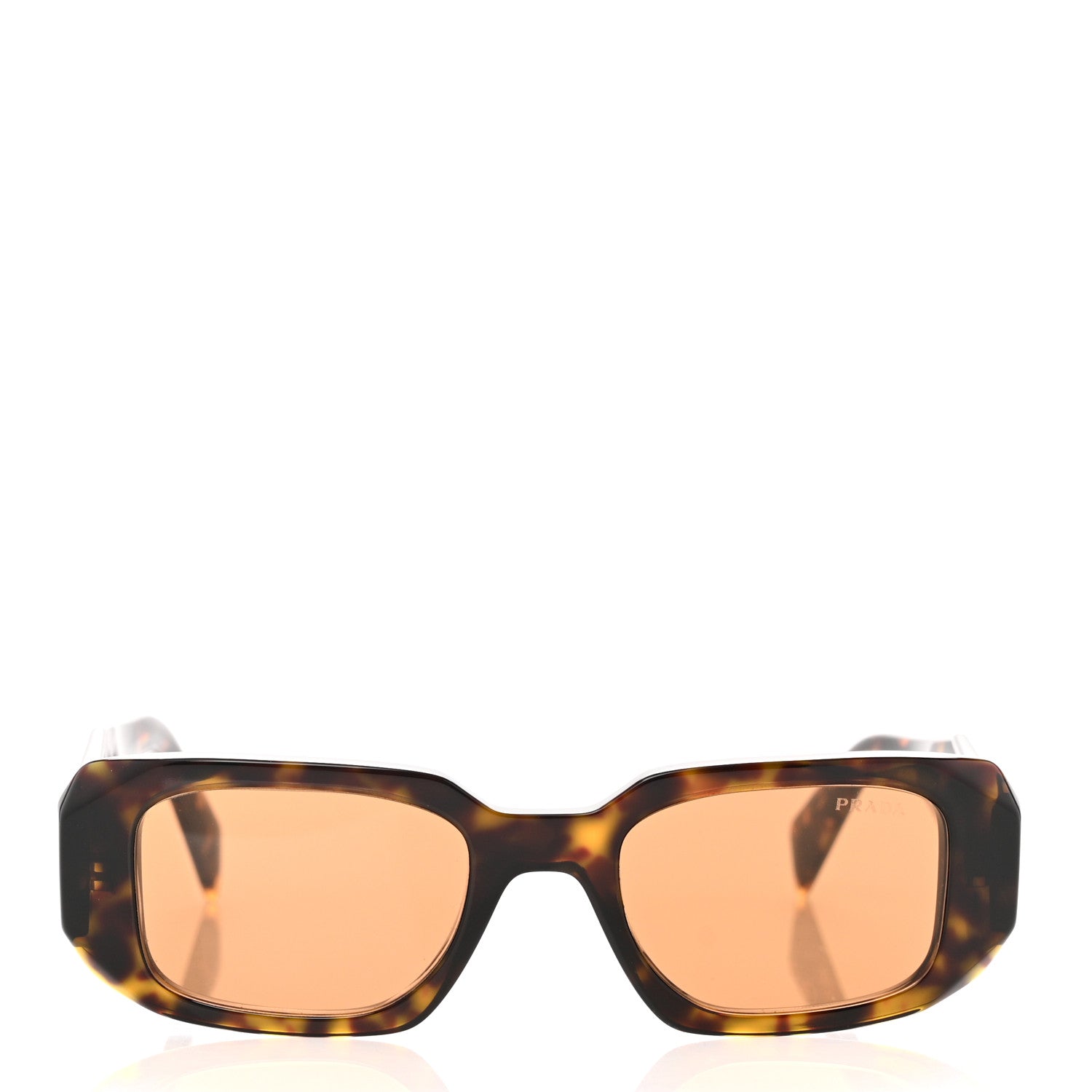 Prada Acetate Symbole Sunglasses SPR 17W Havana 2 of 8