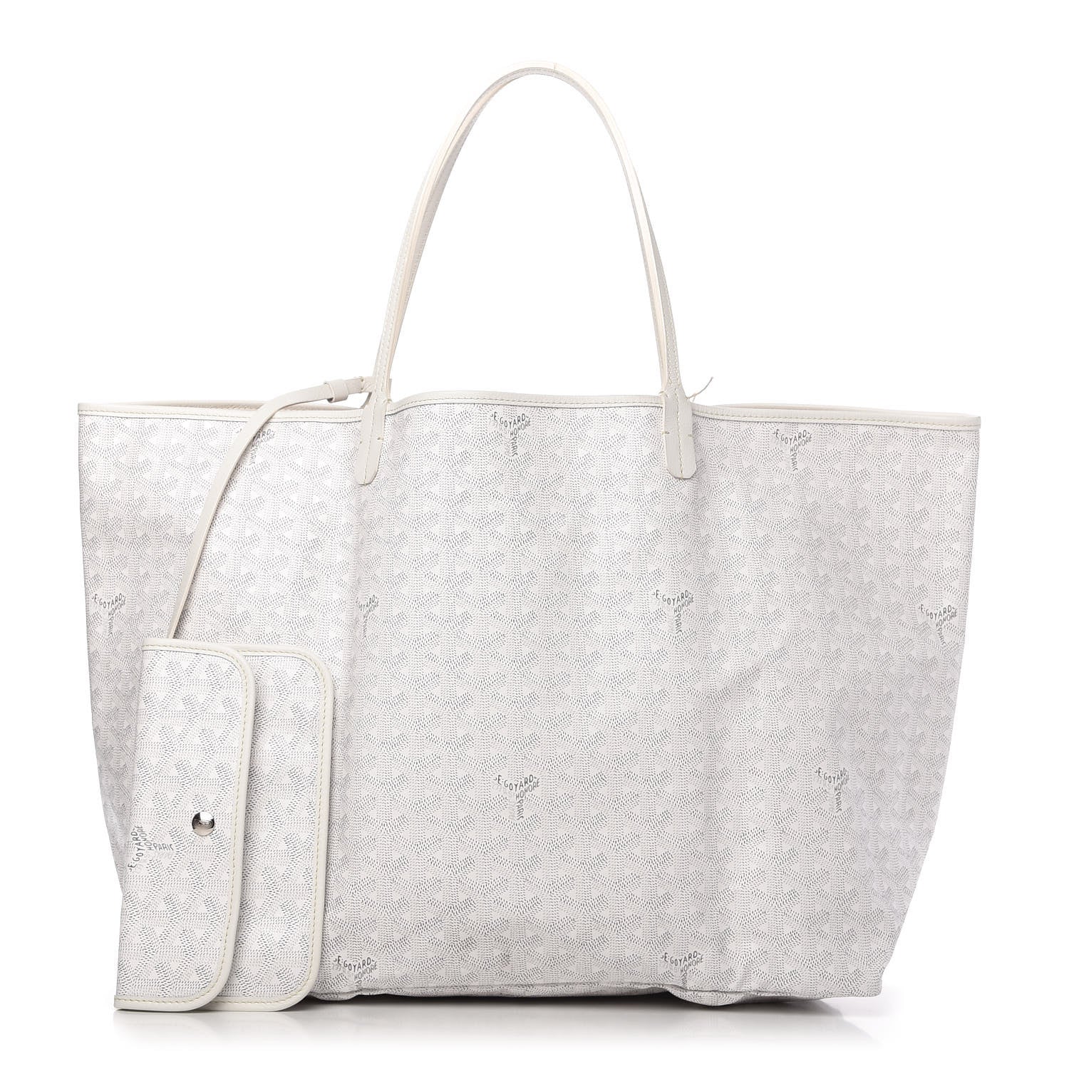 Goyard Goyardine Saint Louis GM White 3 of 10