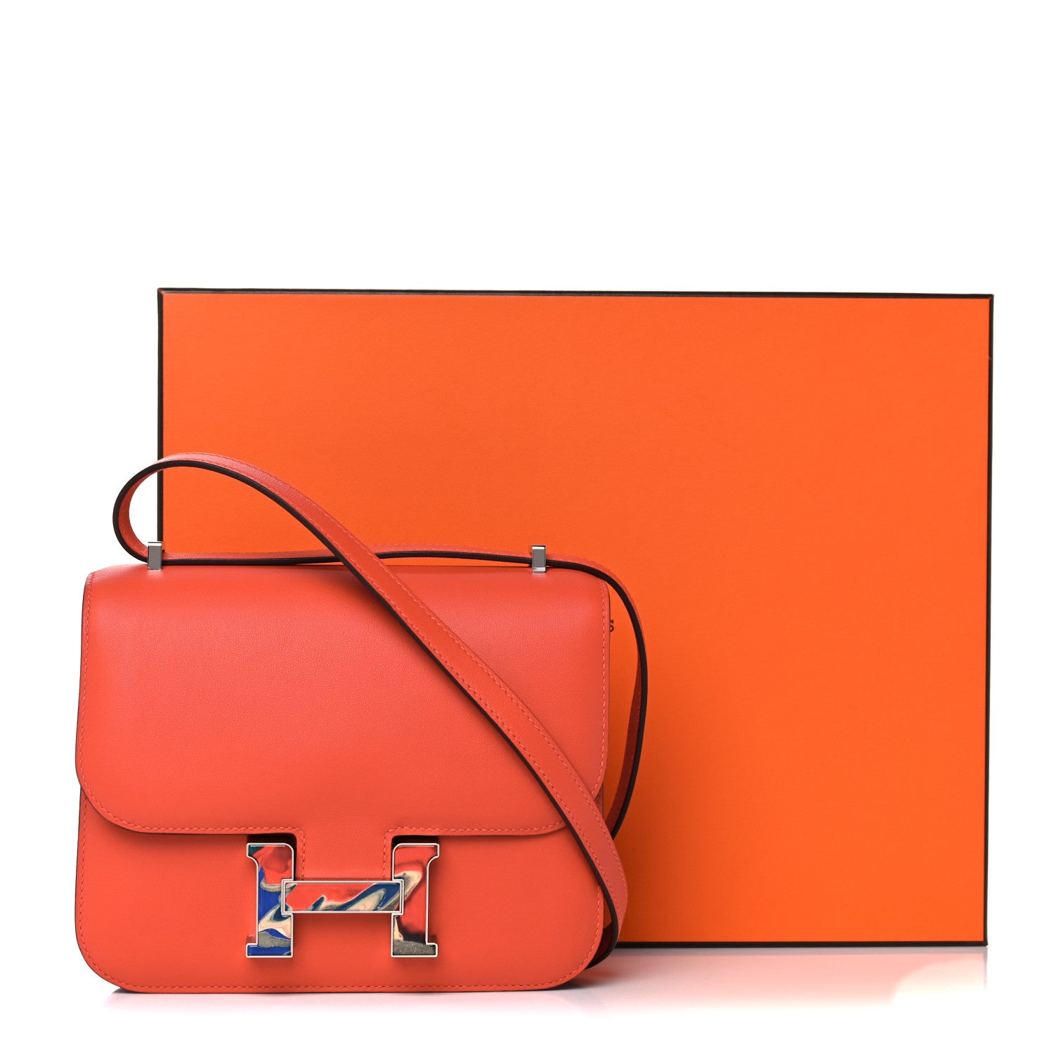Hermes Swift Marble Constance 18 Capucine 11 of 11
