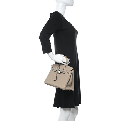Hermes Togo Birkin 25 Gris Tourterelle 2 of 10