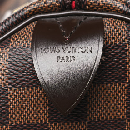 Louis Vuitton Damier Ebene Speedy 30 6 of 9