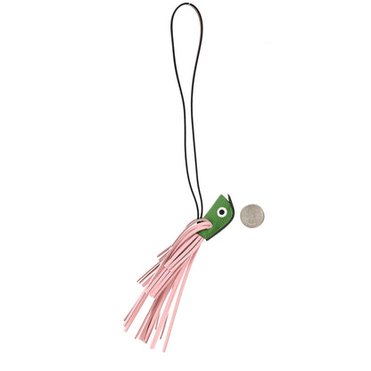 Hermes Epsom Swift Poisson Fish Charm Vert Yucca Rose Sakura Rouge H White 2 of 5