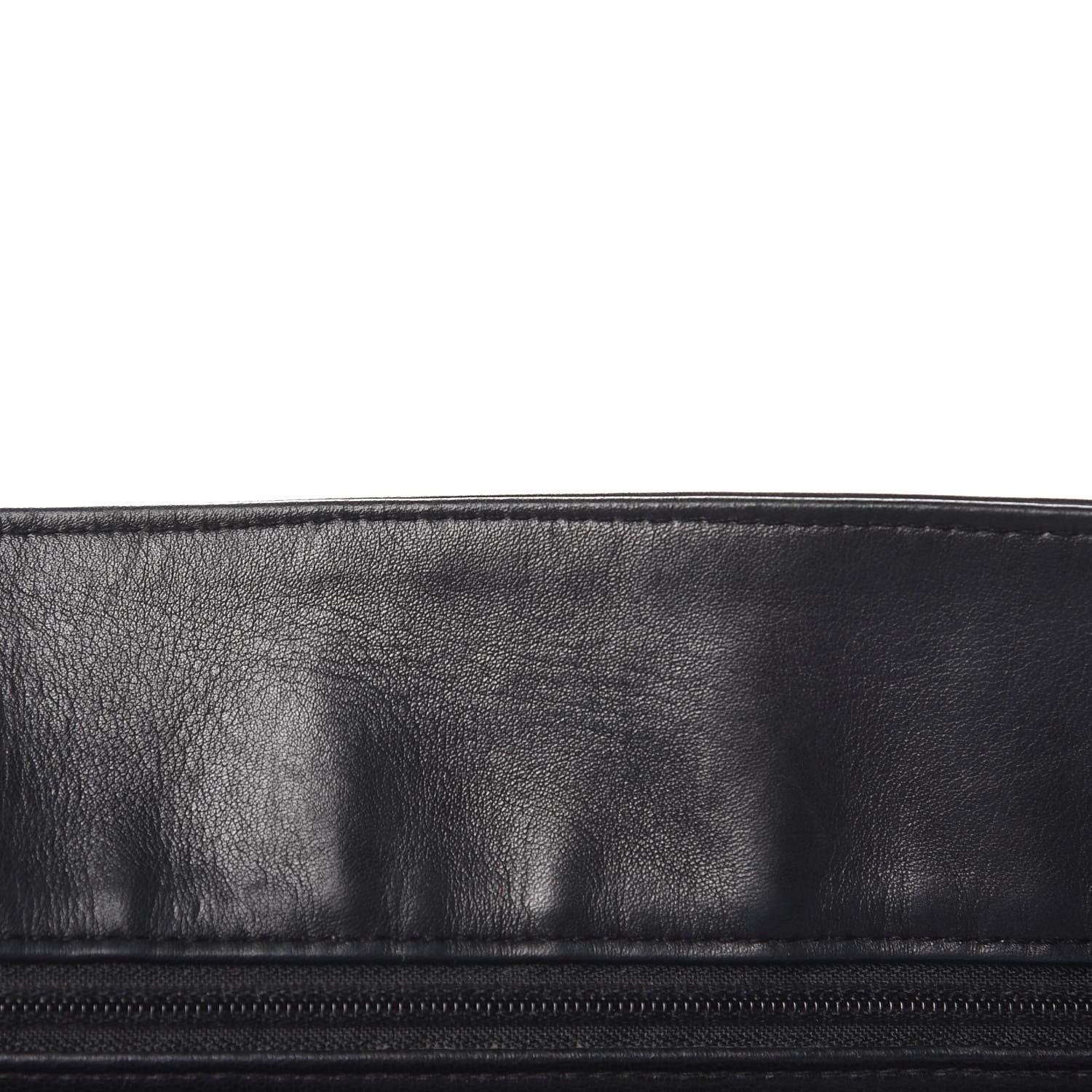 Chanel Lambskin Quilted Shopping Tote Black 10 of 17
