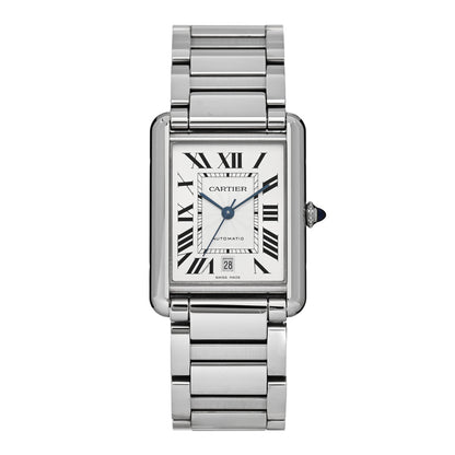 Cartier Stainless Steel 31mm Tank Solo Automatic Watch 1 of 5