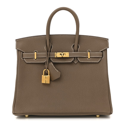 Hermes Togo Birkin 25 Etoupe 1 of 11