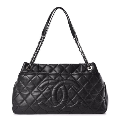 Chanel Caviar Quilted CC Timeless Soft Tote Black 1 of 12
