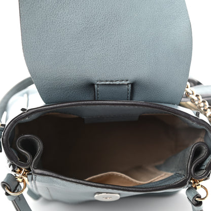 Chloe Suede Calfskin Mini Faye Backpack Cloudy Blue 4 of 4