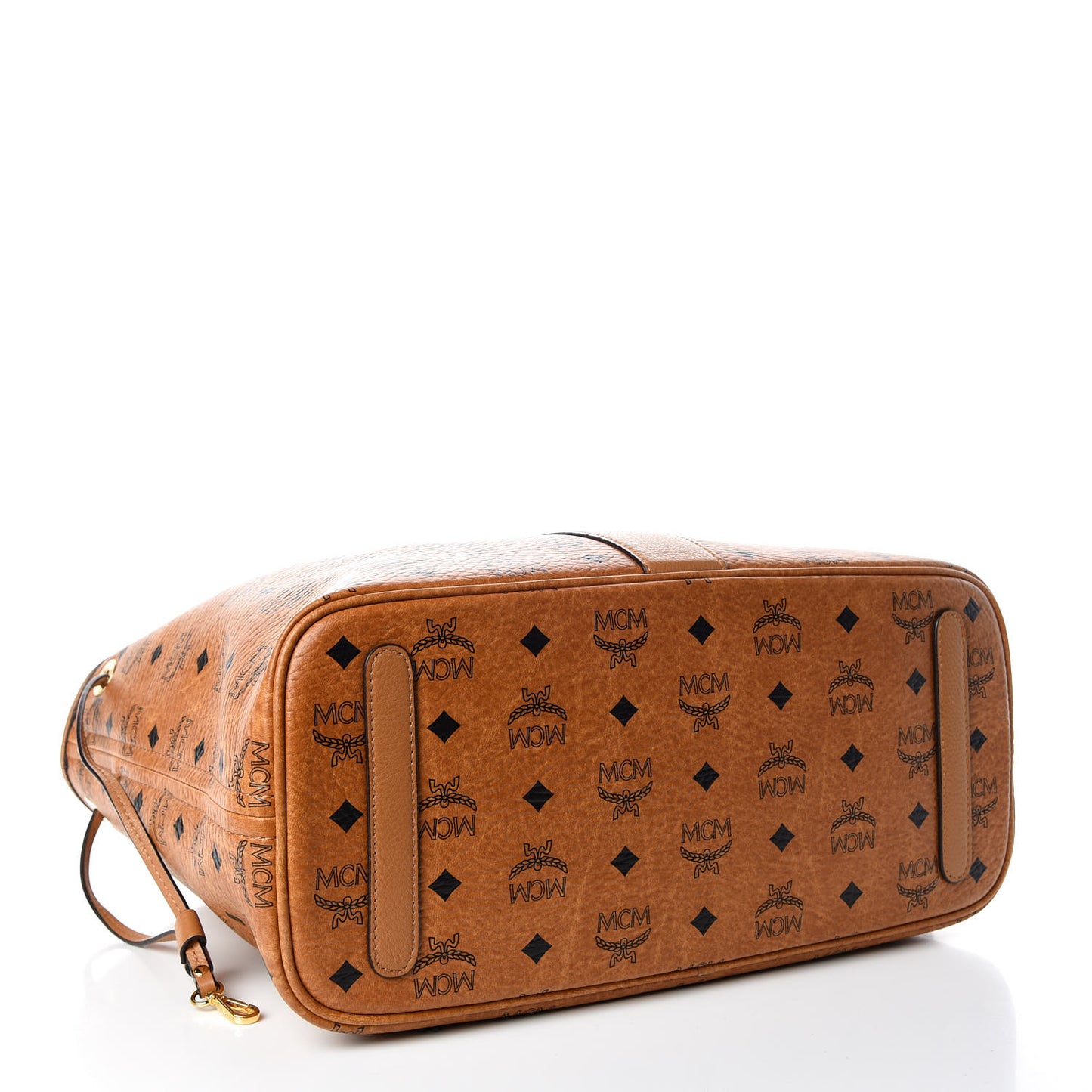 Visetos Medium Liz Reversible Shopper Tote Cognac