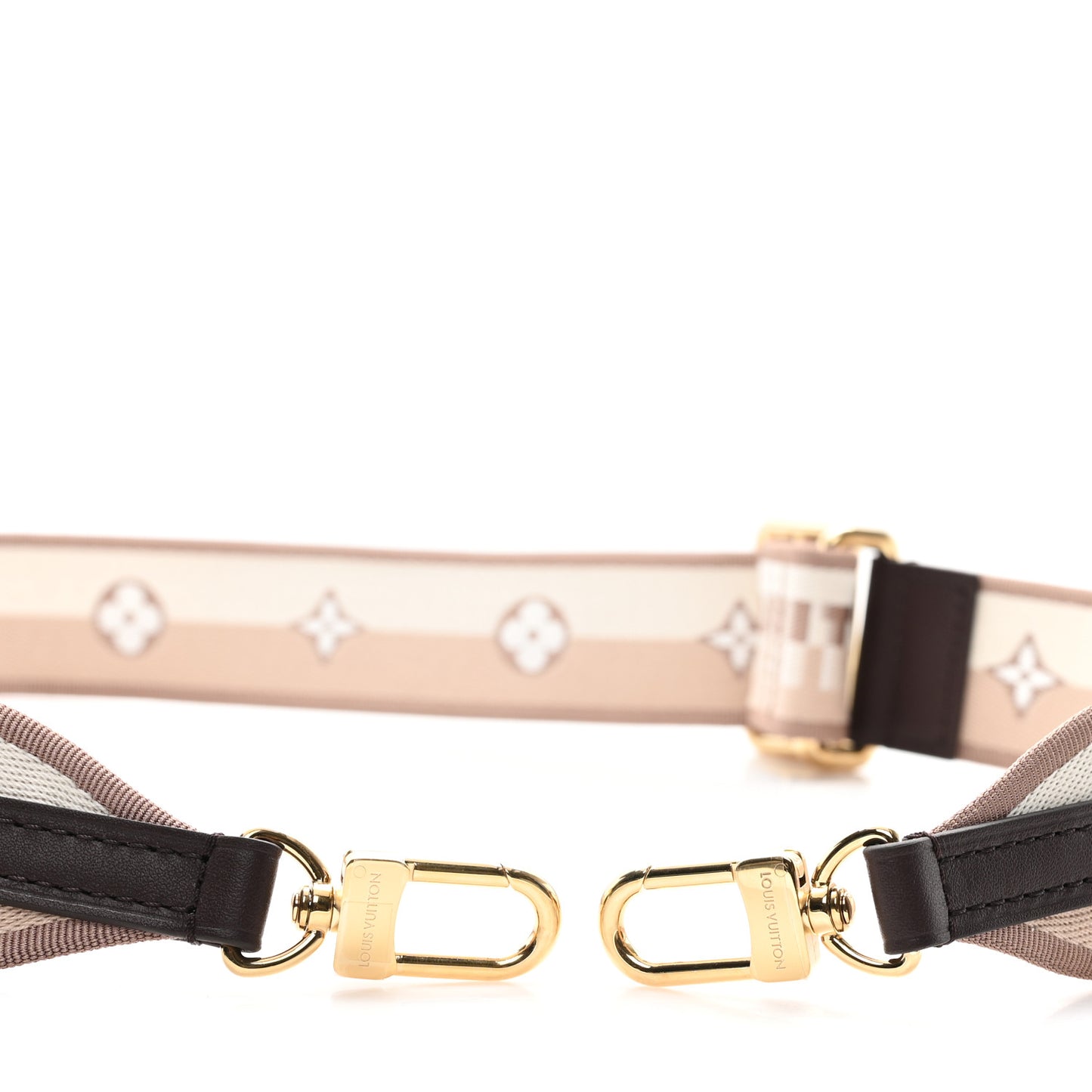 Jacquard Speedy Bandouliere 20 Shoulder Strap Beige Brown