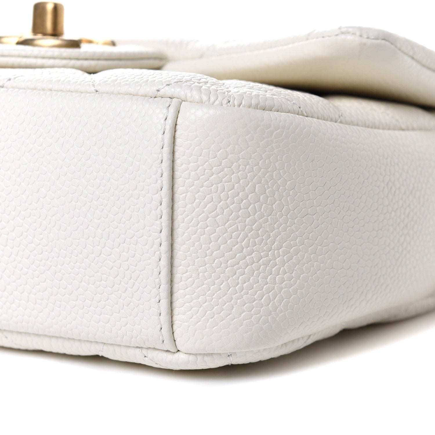Chanel Caviar Quilted Mini Chain Soul Flap White 21 of 22