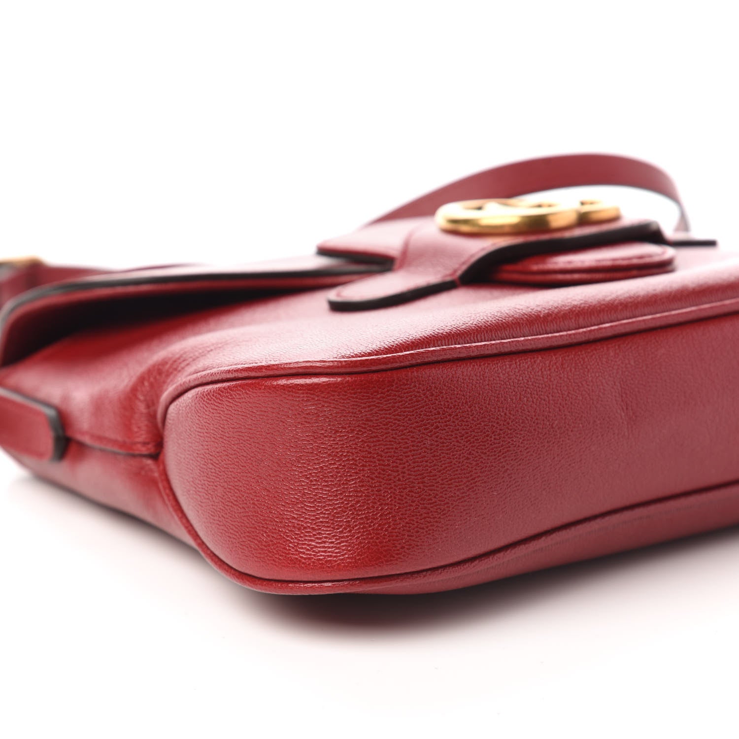 Gucci New Sakai Calfskin Lux Small Dahlia Messenger Shoulder Bag New Cherry Red 6 of 10