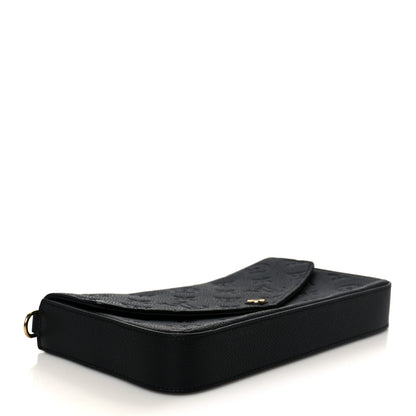 Louis Vuitton Empreinte Pochette Felicie Chain Wallet Black 4 of 8
