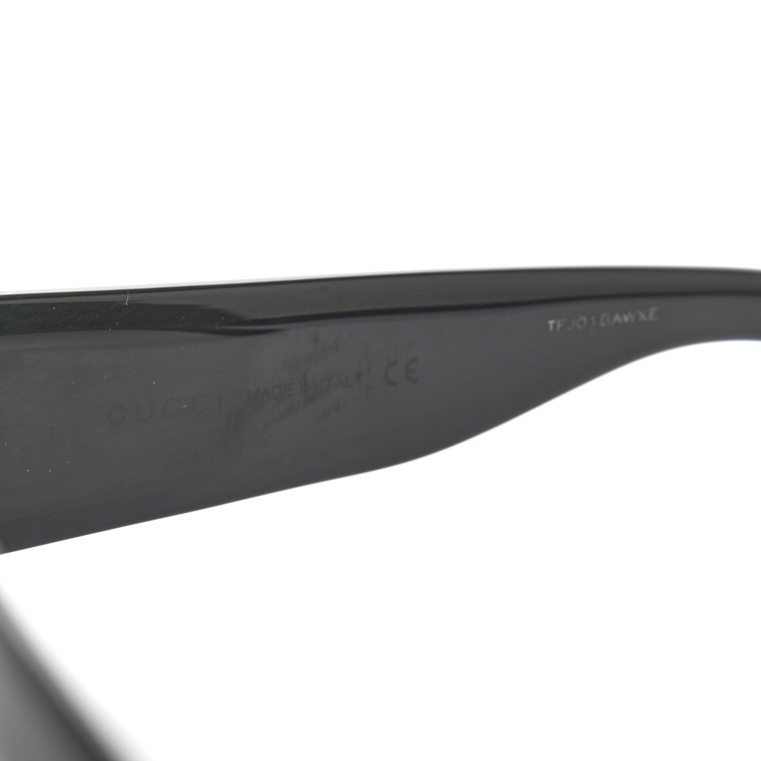 Gucci Acetate Square Frame Sunglasses GG0053S Black 6 of 6