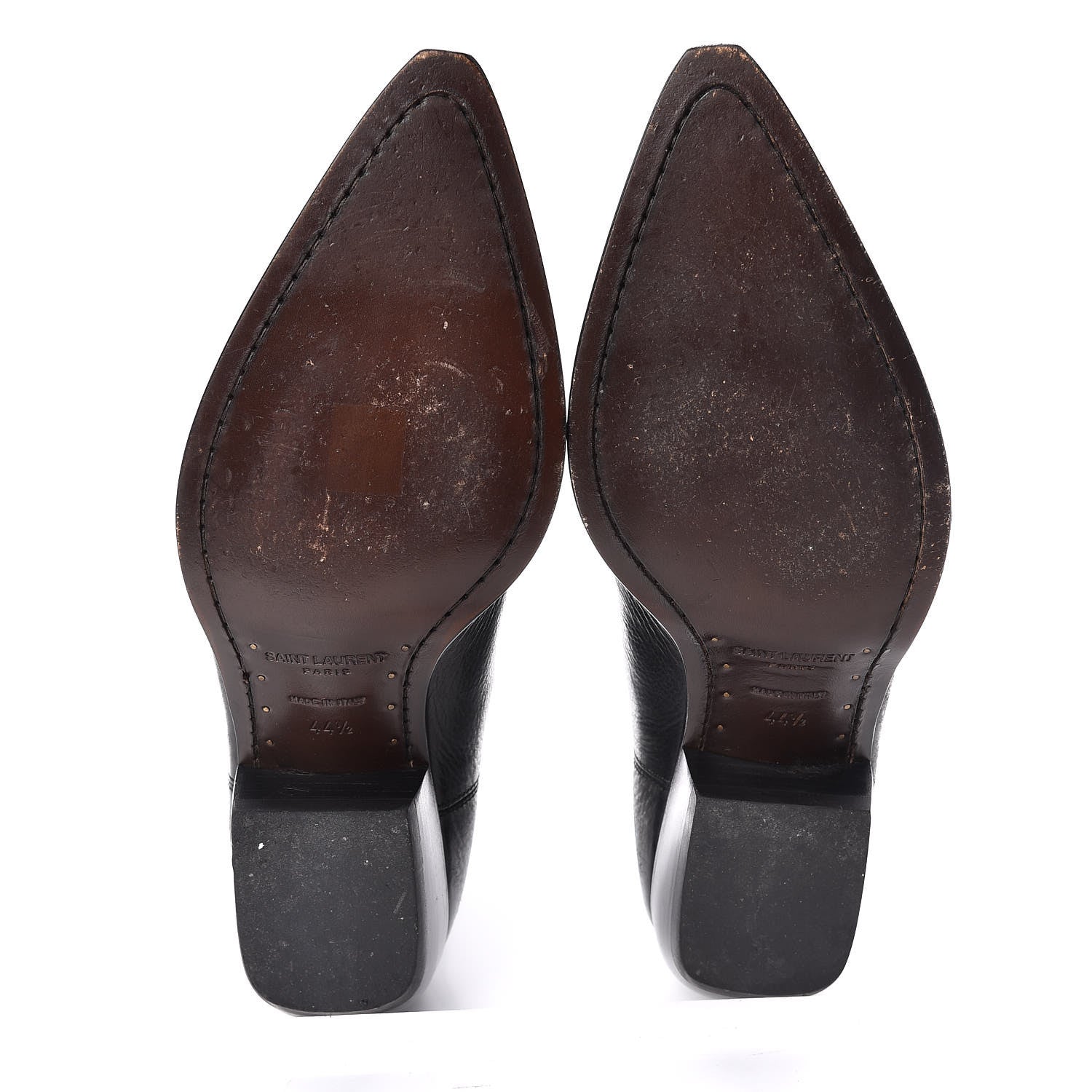 Saint Laurent Calfskin Theo 40 Ankle Boots 44.5 Black 7 of 15