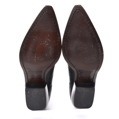 Saint Laurent Calfskin Theo 40 Ankle Boots 44.5 Black 7 of 15