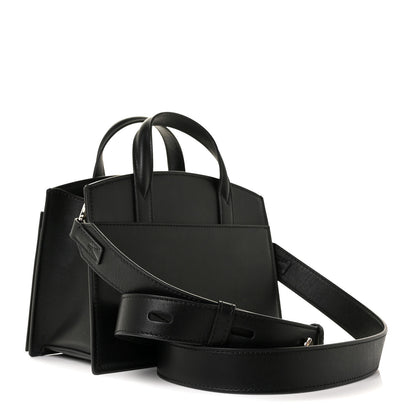 MCM Calfskin Lux Studded Milano Tote Black 3 of 14