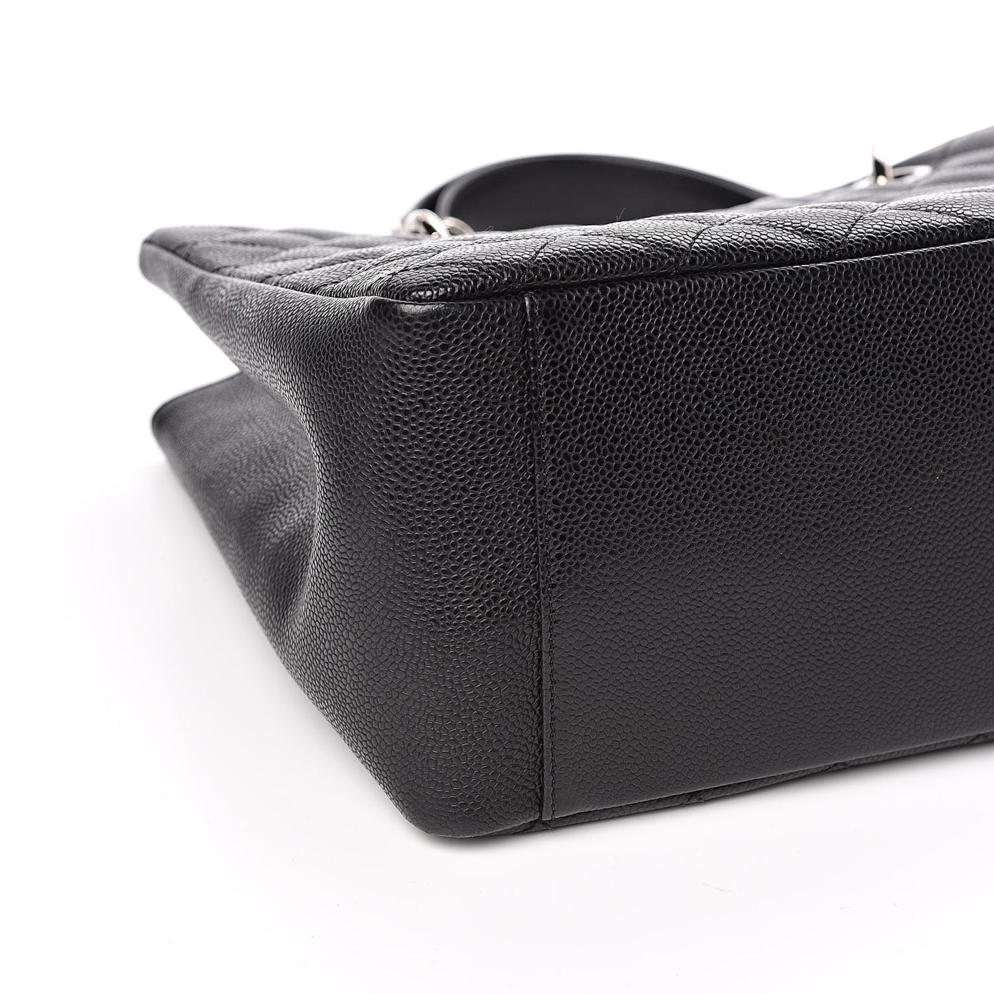 Caviar Quilted Grand Shopping Tote GST Black