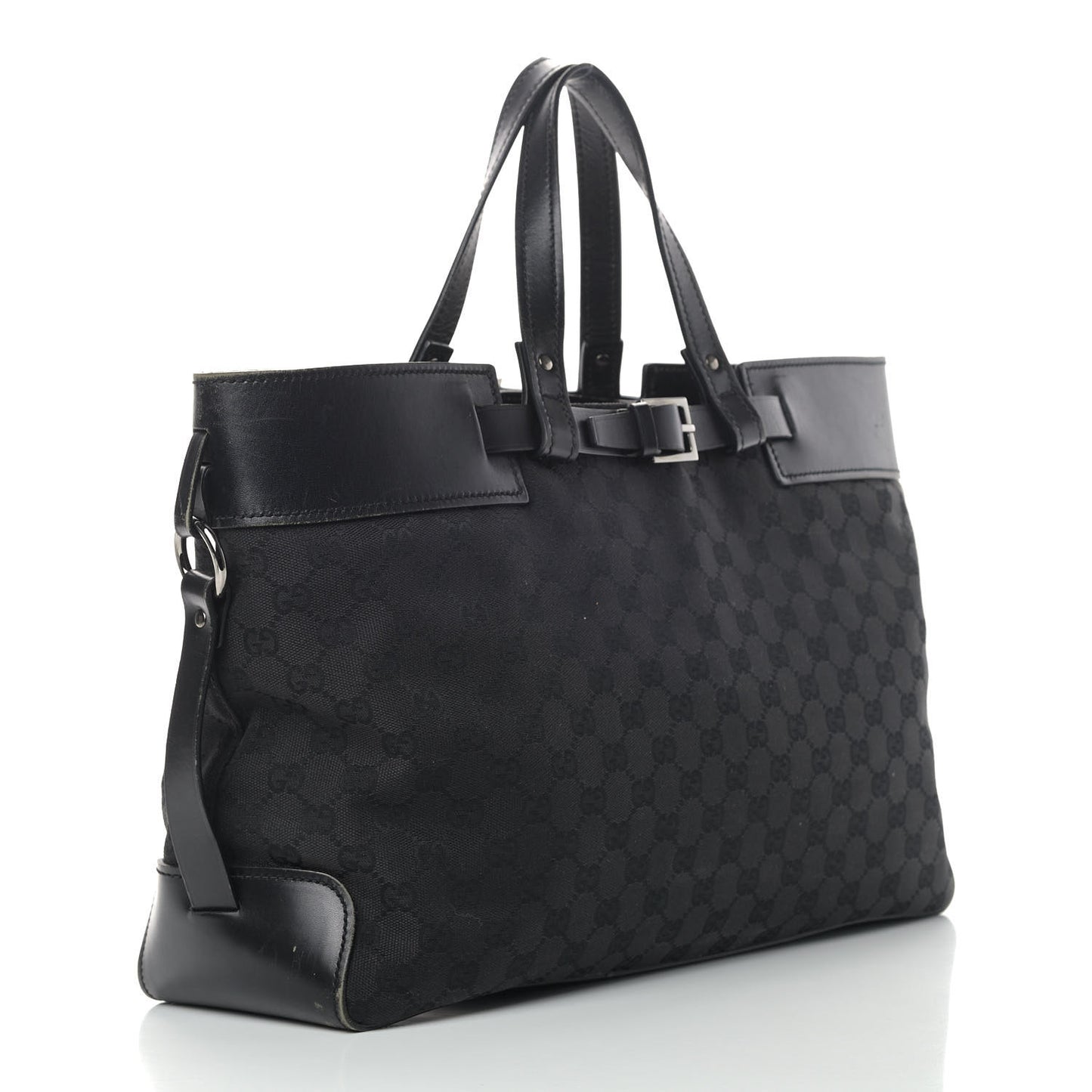 Monogram Large Tote Black