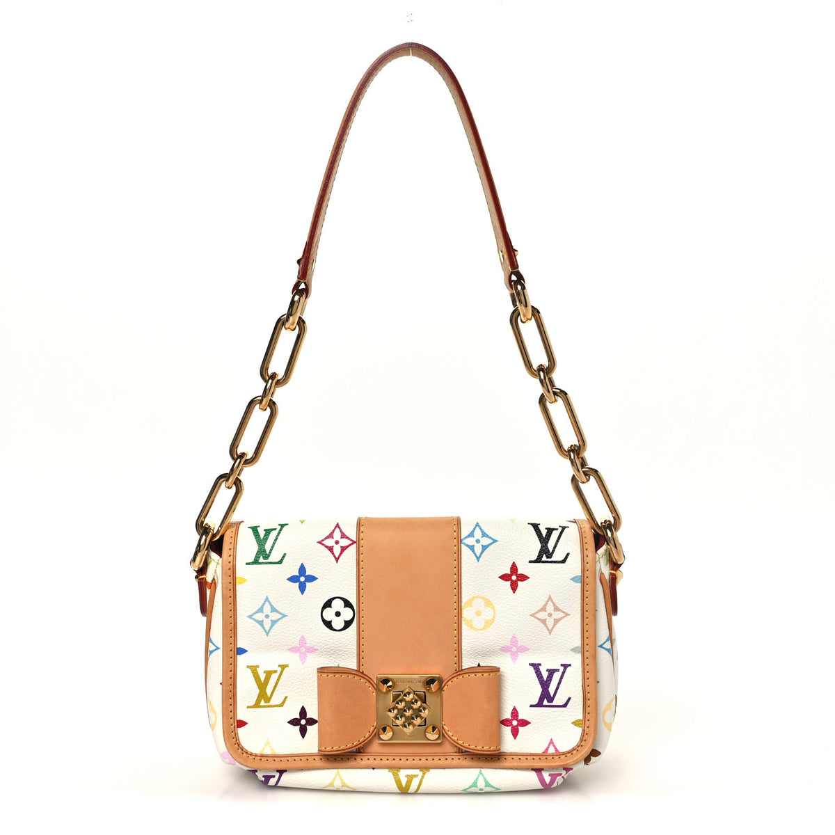 Monogram Multicolor Patti White
