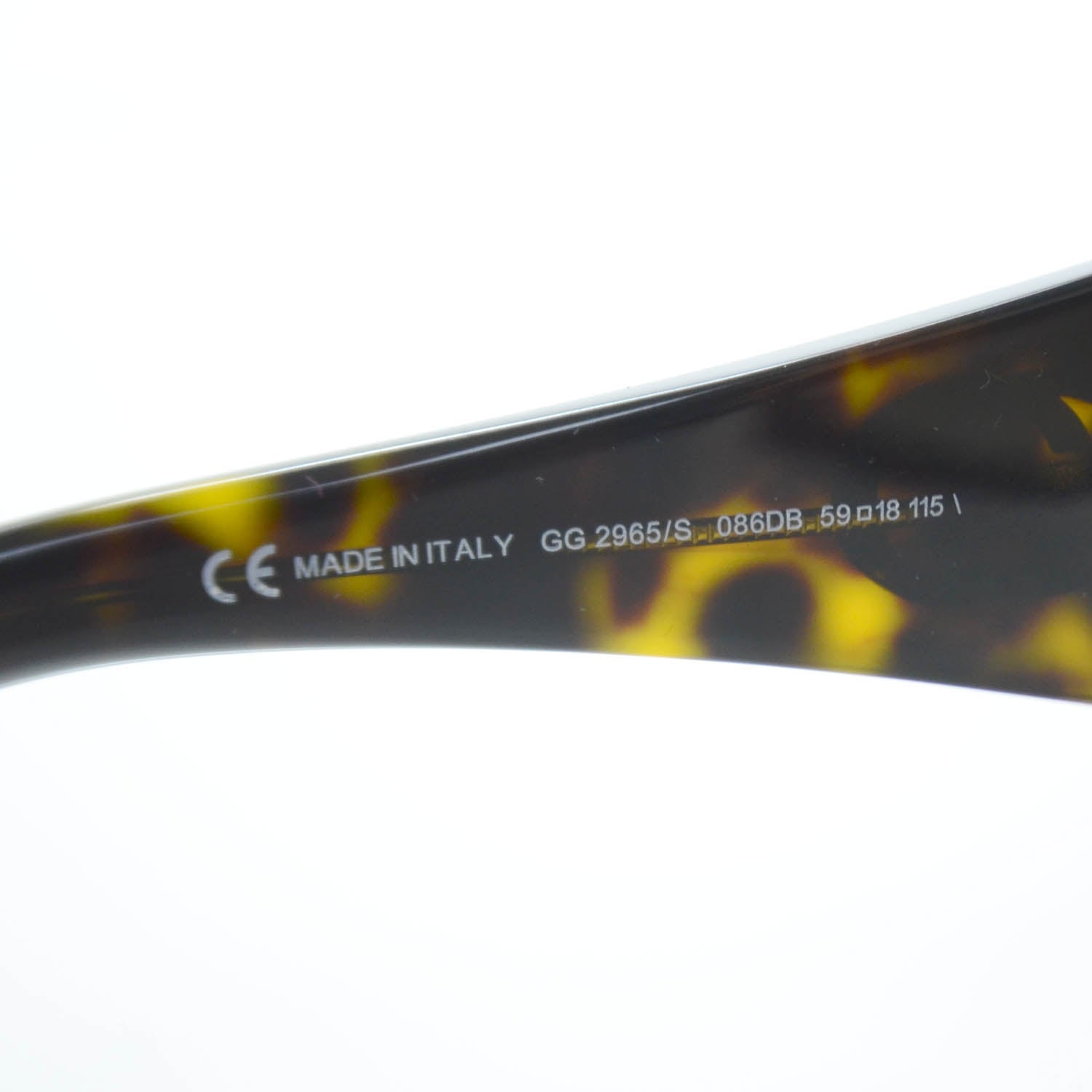 Gucci Tortoise Shell GG Sunglasses 2965S 7 of 8