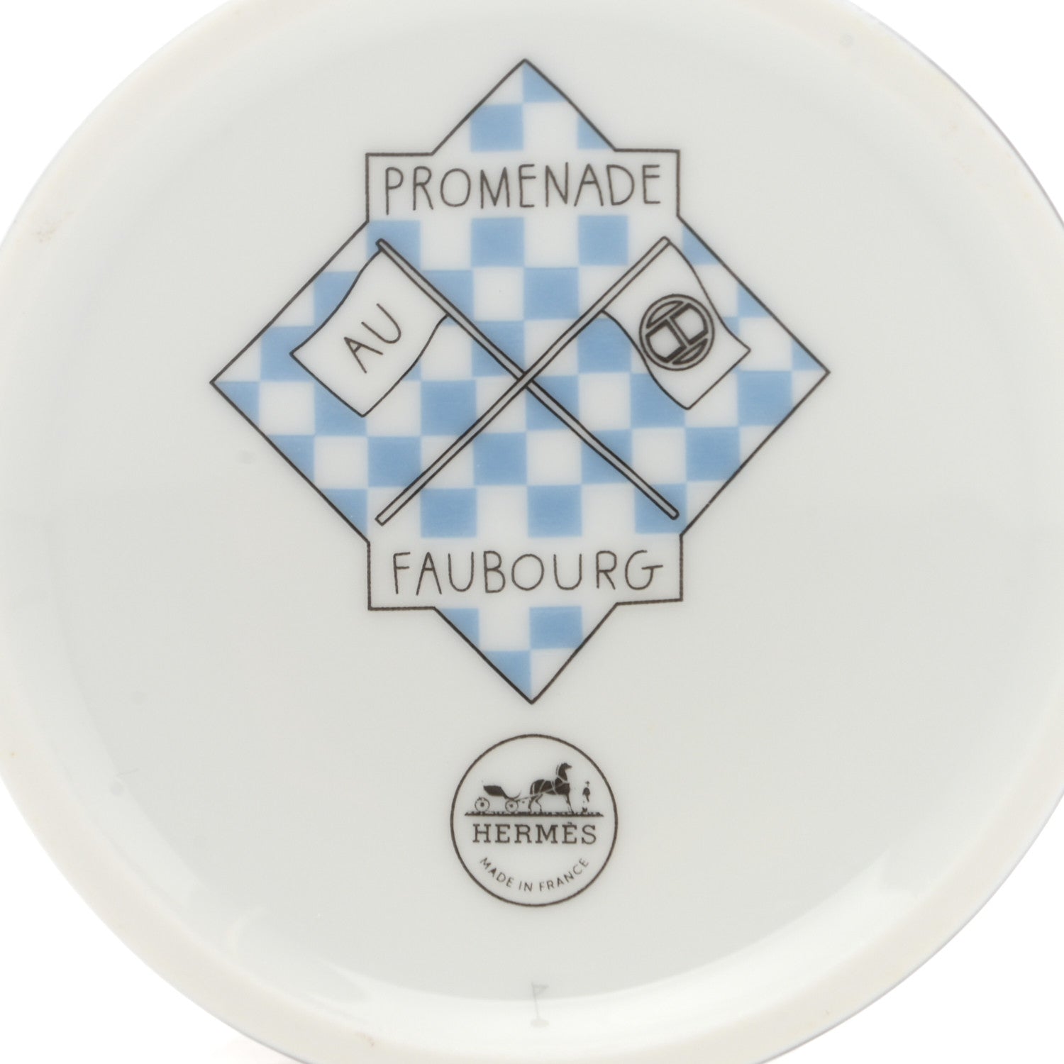 Hermes Porcelain Promenade Au Faubourg Mug 5 of 6