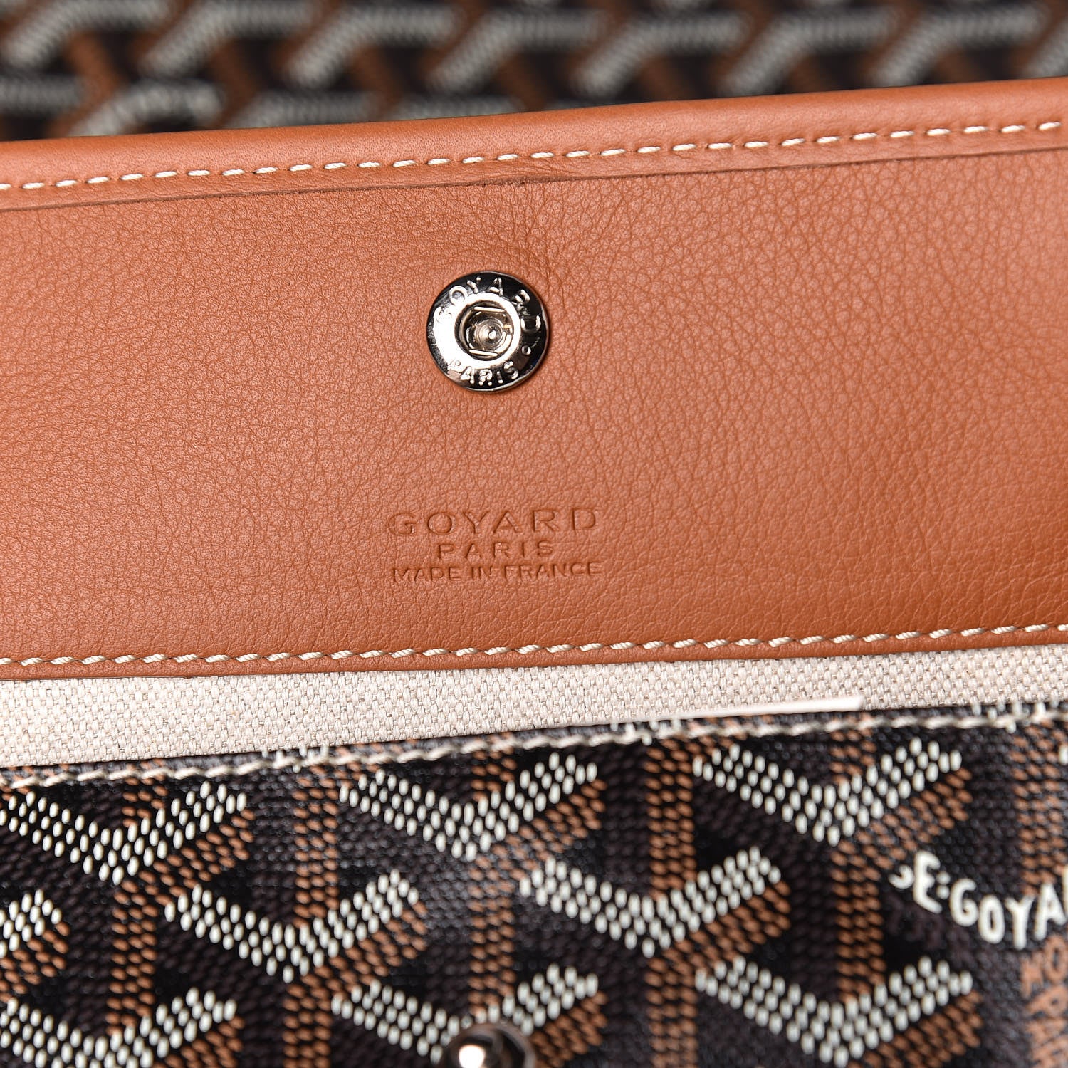 Goyard Goyardine Saint Louis GM Black Gold 10 of 13