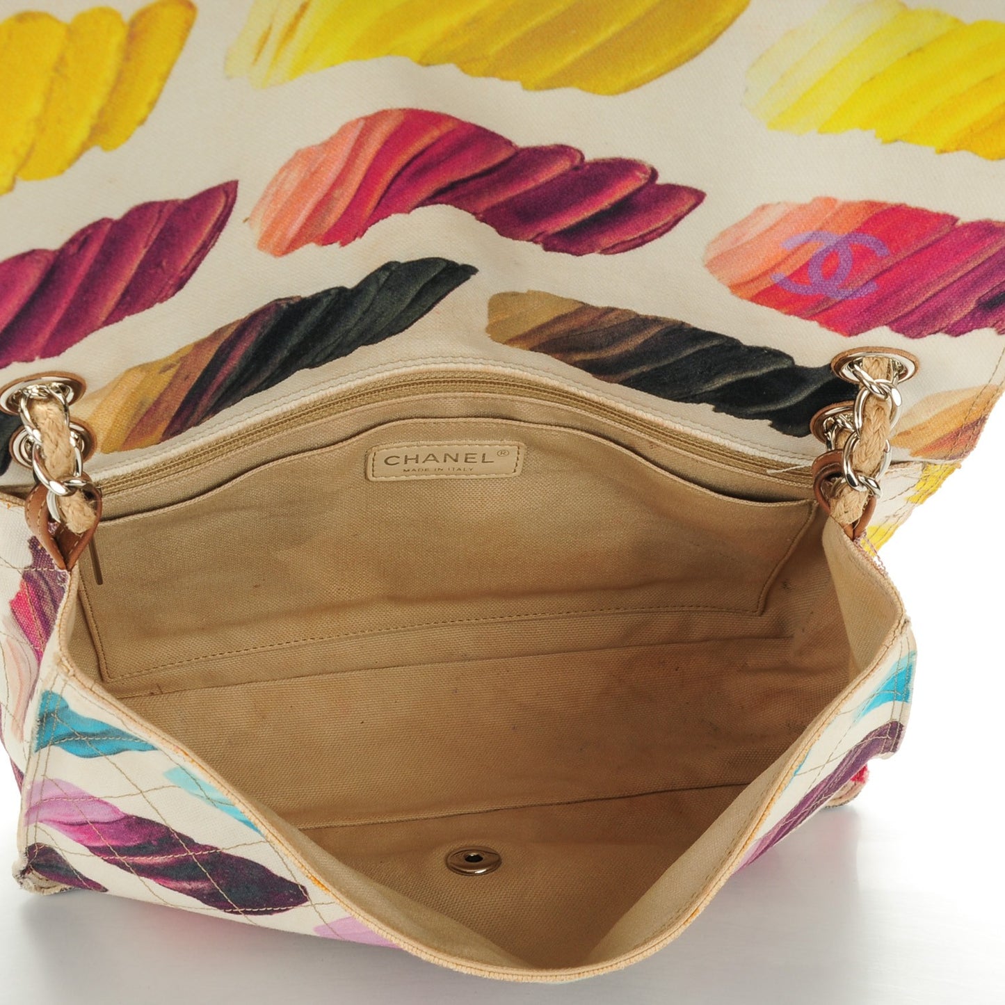 Canvas Jumbo Colorama Flap Multicolor