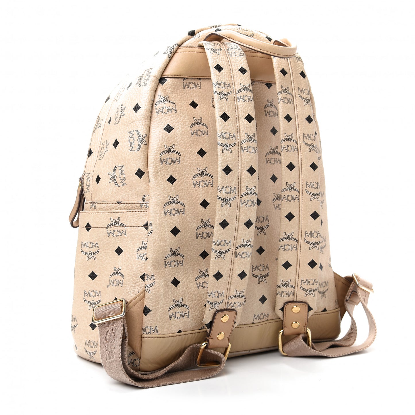 Visetos Medium Studded Stark Backpack Beige