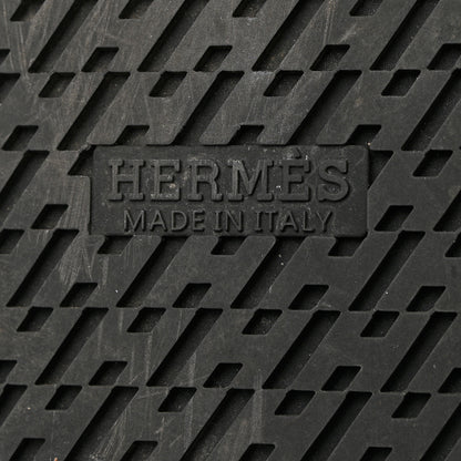 Hermes Calfskin Mens Chypre Sandals 44 Black 8 of 11