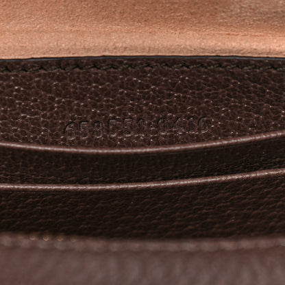 Gucci GG Supreme Monogram Textured Calfskin Web Mini Ophidia Half Moon Hobo Beige Ebony New Acero 6 of 10