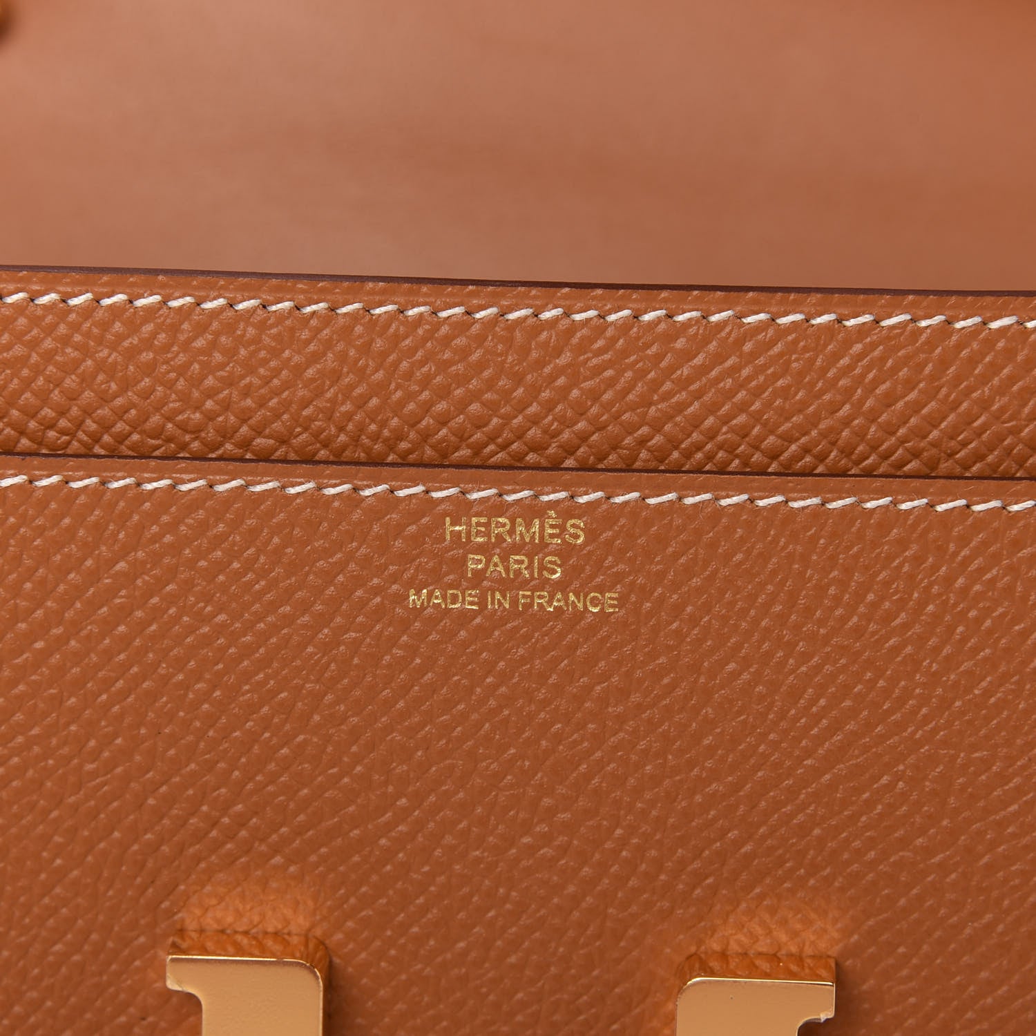 Hermes Epsom Constance Long Wallet To Go Gold 8 of 10