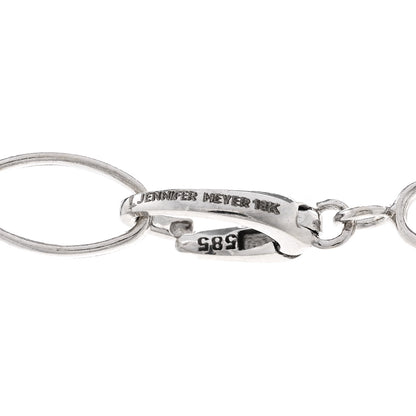 Jennifer Meyer 18K White Gold Medium Edith Link Necklace 5 of 5
