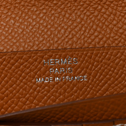 Hermes Epsom Bearn Compact Wallet Gold Gold 6 of 6