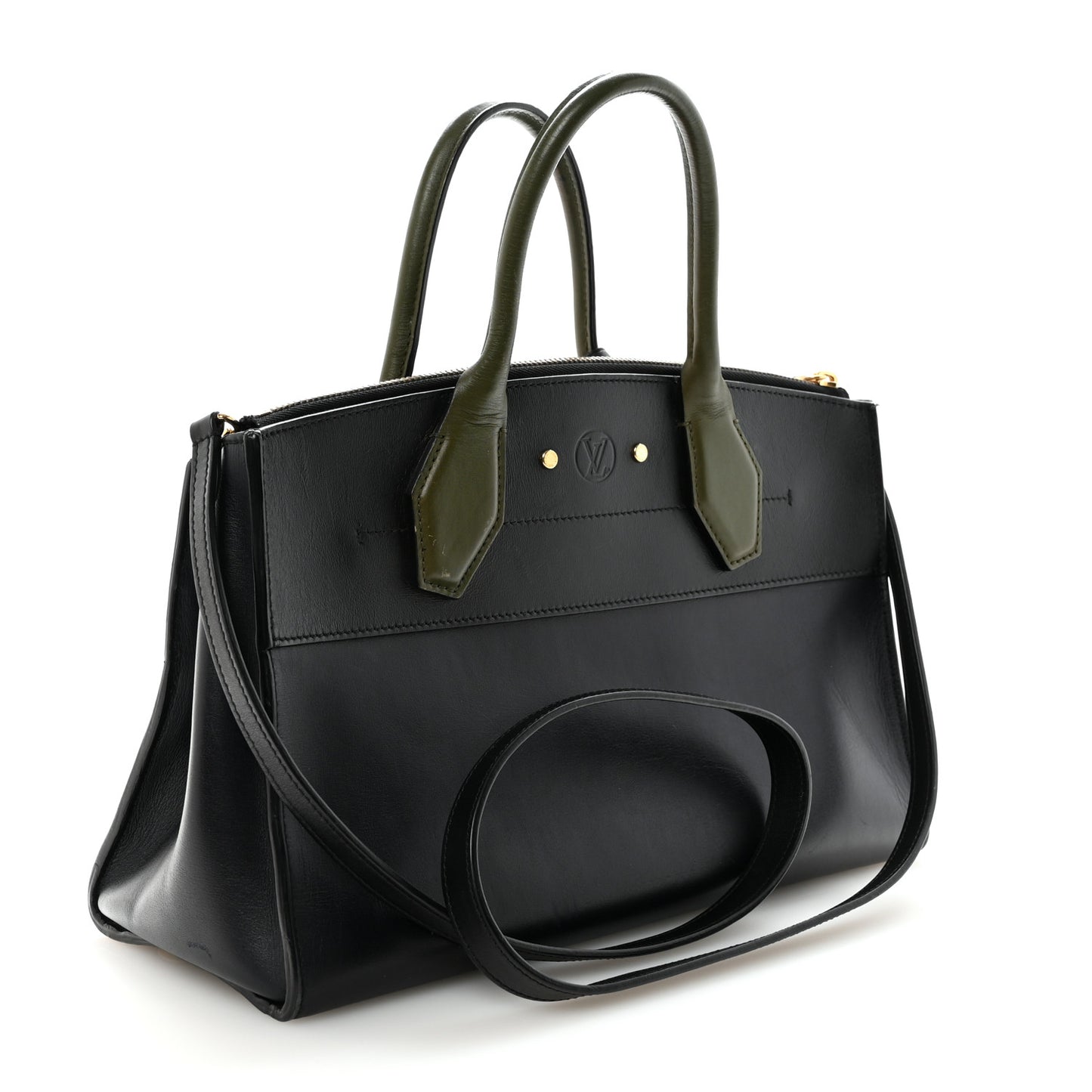 Calfskin City Steamer EW Kaki Blue Black