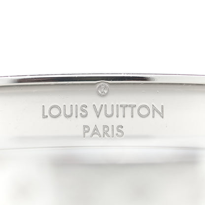 Louis Vuitton Brass Palladium Plated Nanogram Cuff M Silver 5 of 7