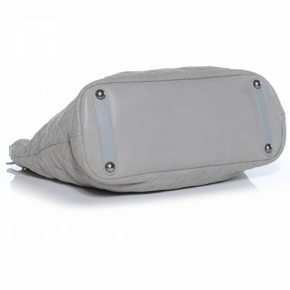 Chanel Iridescent Calfskin In The Mix Shopping Tote Grey 4 of 7