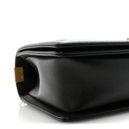 Chanel Caviar Quilted New Medium Boy Flap Black 9 of 11