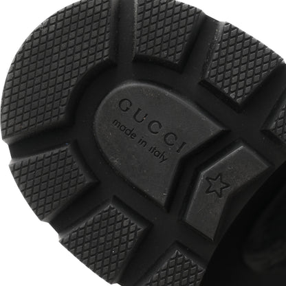 Gucci Apollo Calfskin GG Supreme Nappa Samoa Quilted Lace Up Ankle Boots 41 Black 7 of 10