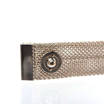 Chanel Metal Mesh Logo Bracelet Gold 8 of 9