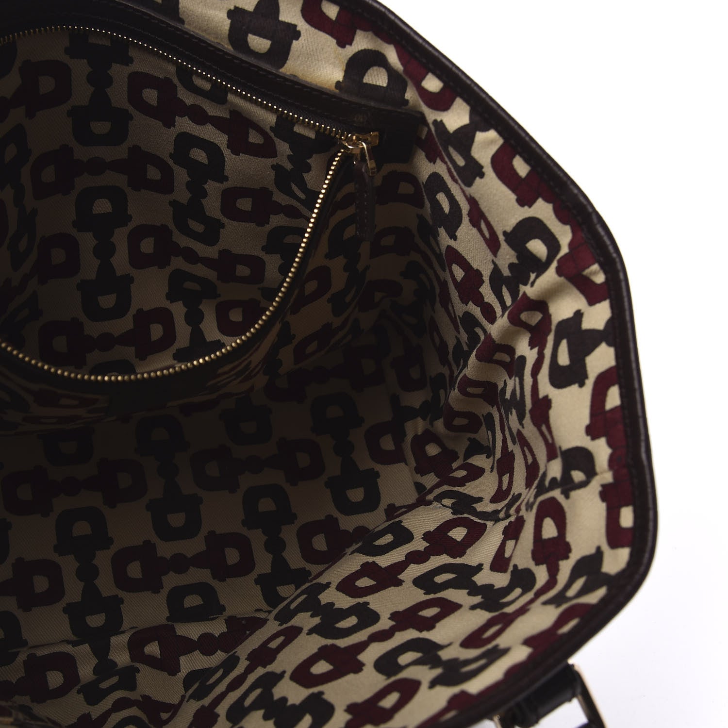 Gucci Monogram Medium Jolicoeur Tote Dark Brown 5 of 8