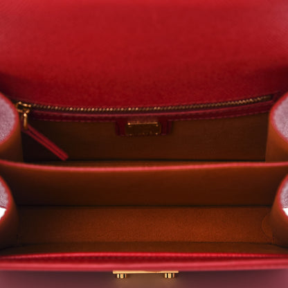 MCM Park Avenue Calfskin Small Patricia Crossbody Bag Red 5 of 10