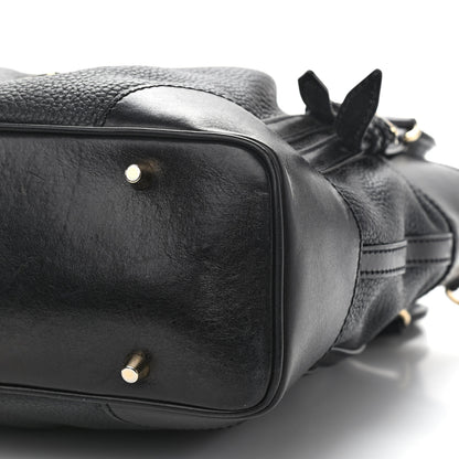 Burberry Calfskin Medium Whipstitch Tote Black 10 of 10