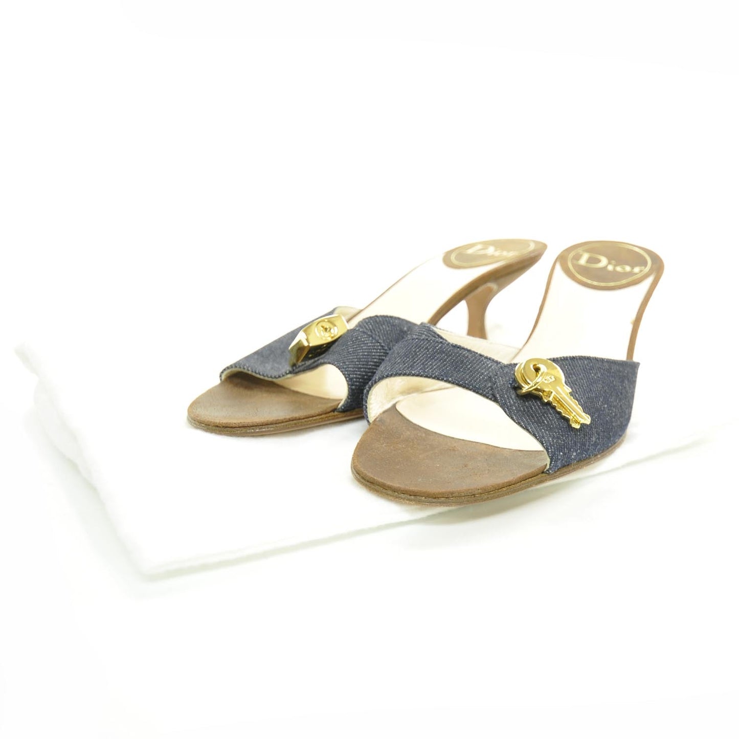 Denim Lock and Key Slides 37