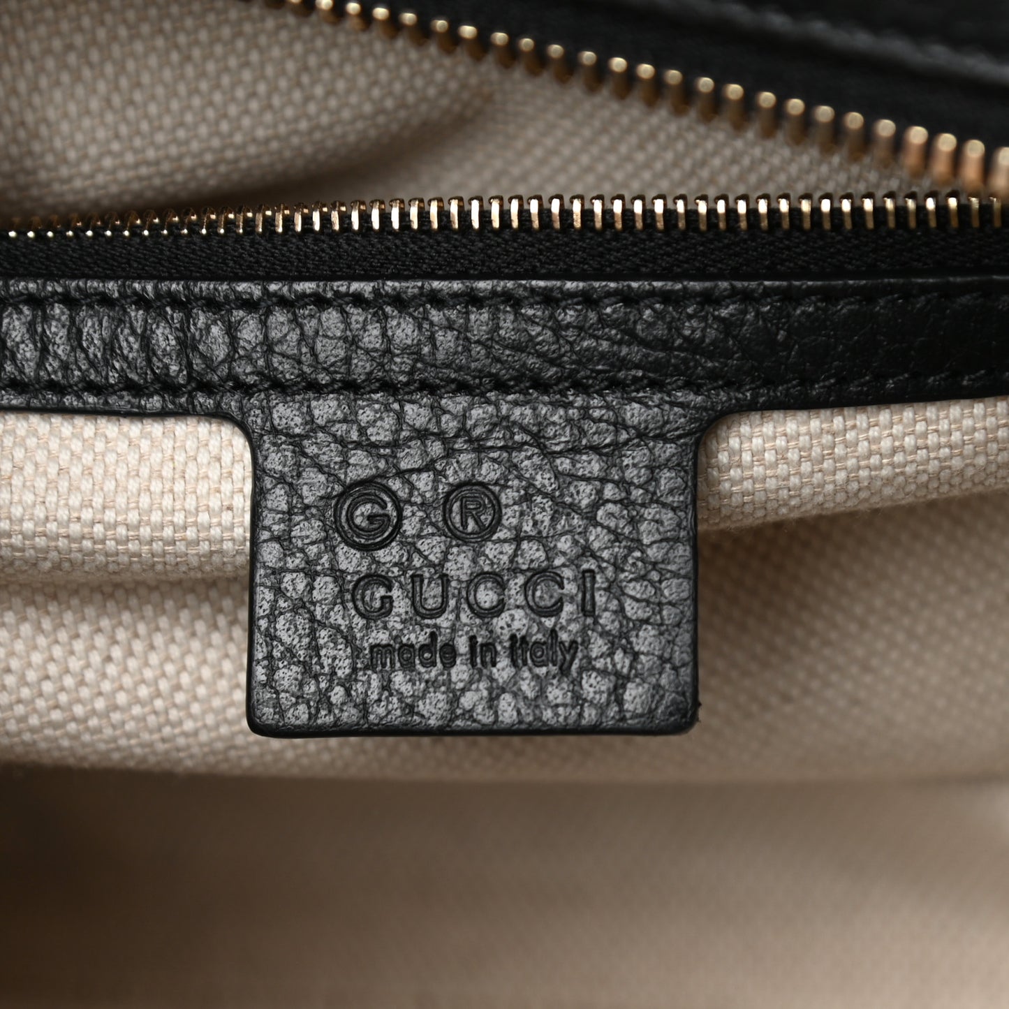 Dollar Calfskin Medium Soho Top Handle Satchel Black