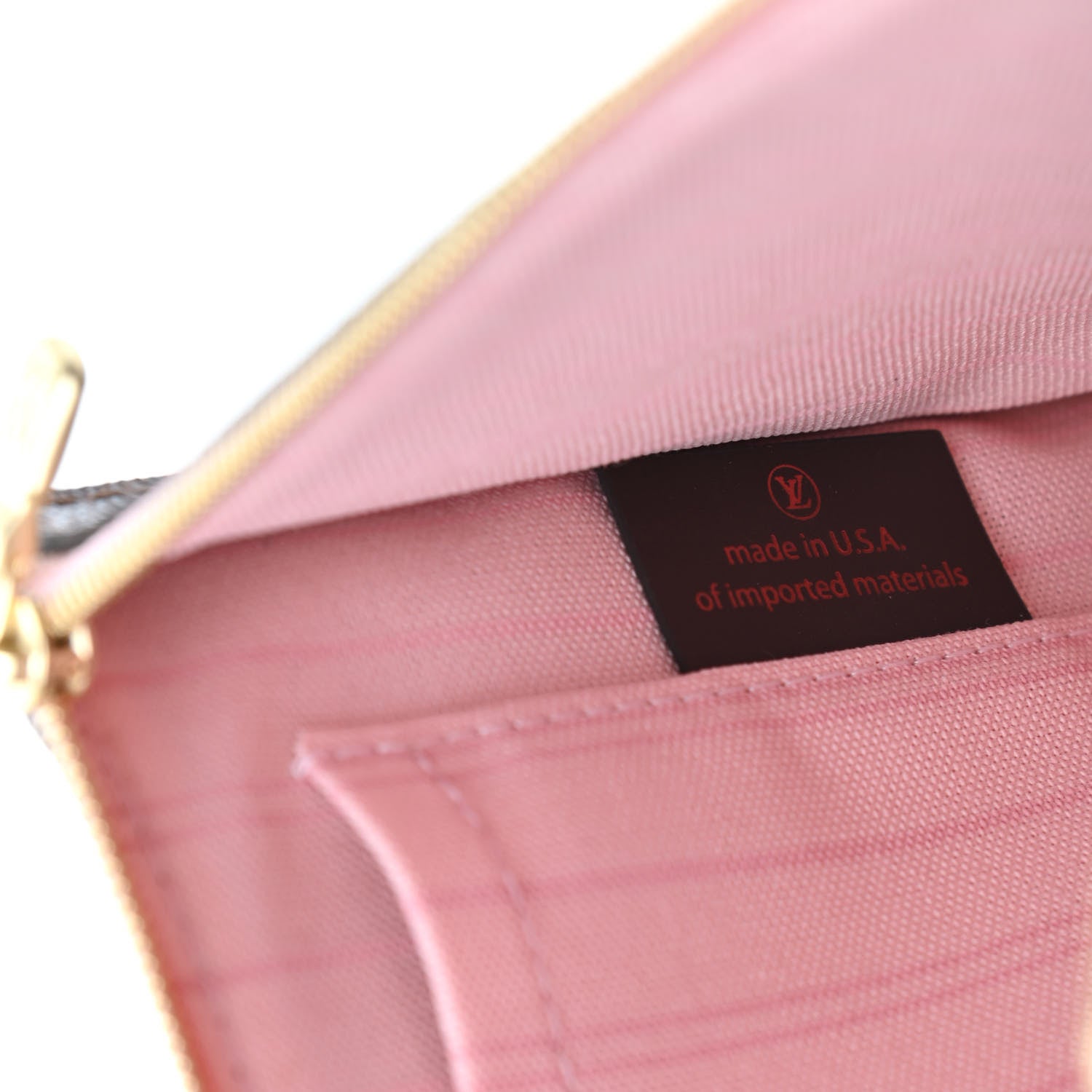 Louis Vuitton Damier Ebene Neverfull MM GM Pochette Rose Ballerine 7 of 7