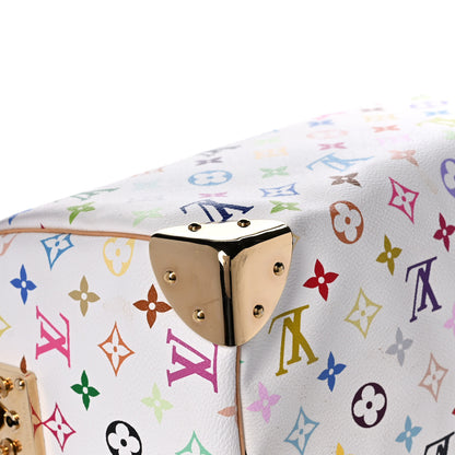 Louis Vuitton Monogram Multicolor Speedy 30 White 12 of 14