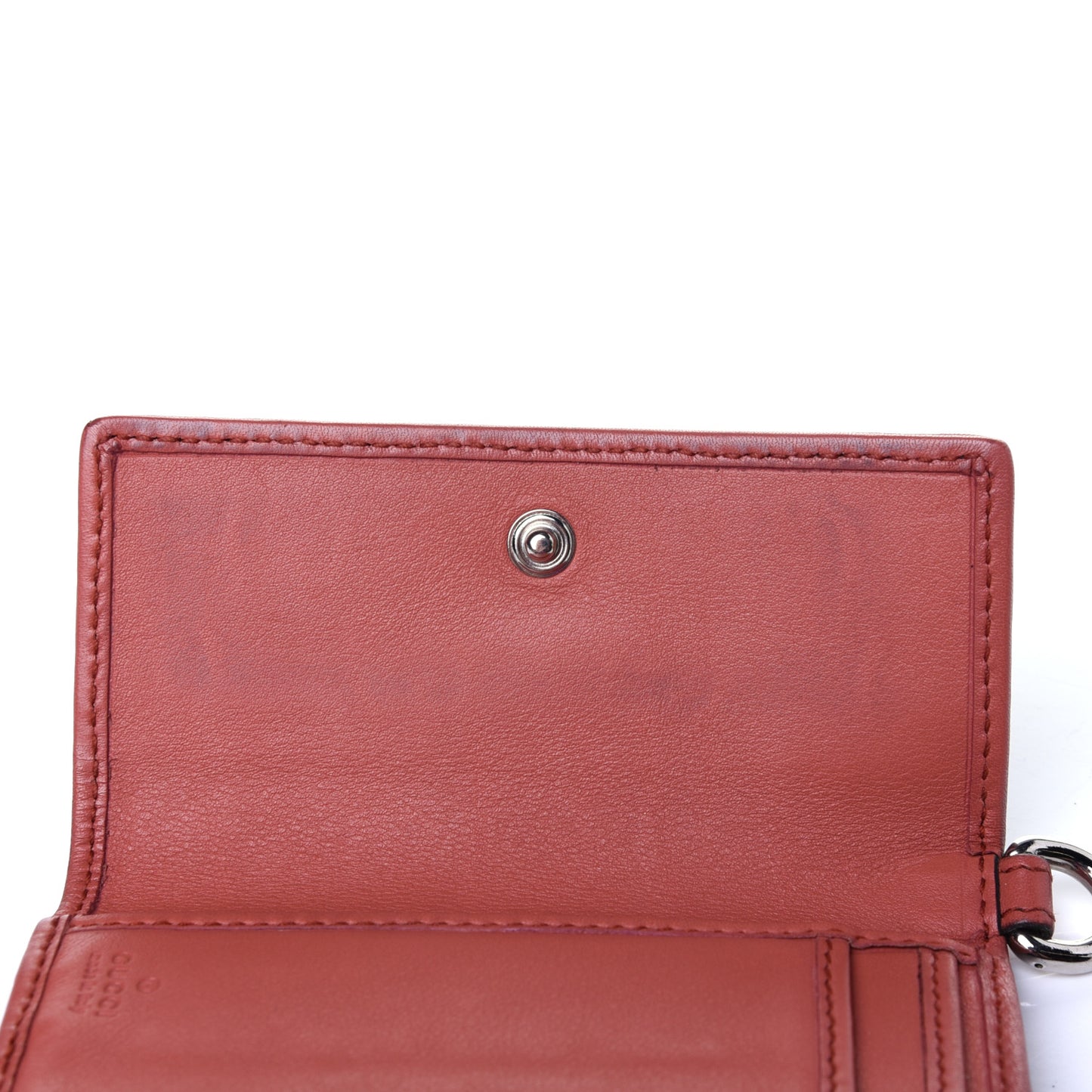 Guccissima Trifold Wallet Black Pink