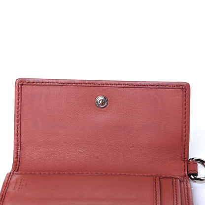 Gucci Guccissima Trifold Wallet Black Pink 9 of 12