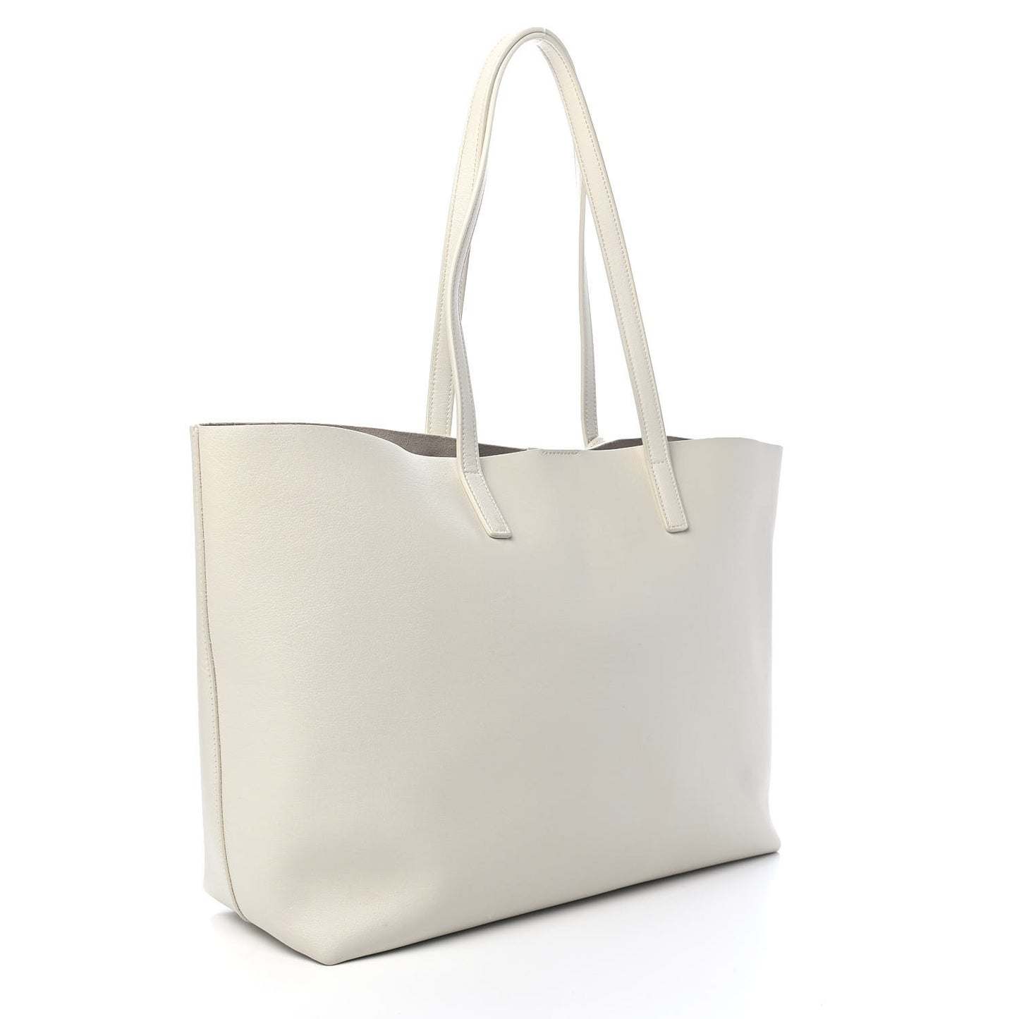 Calfskin Large Shopping Tote Porcellana