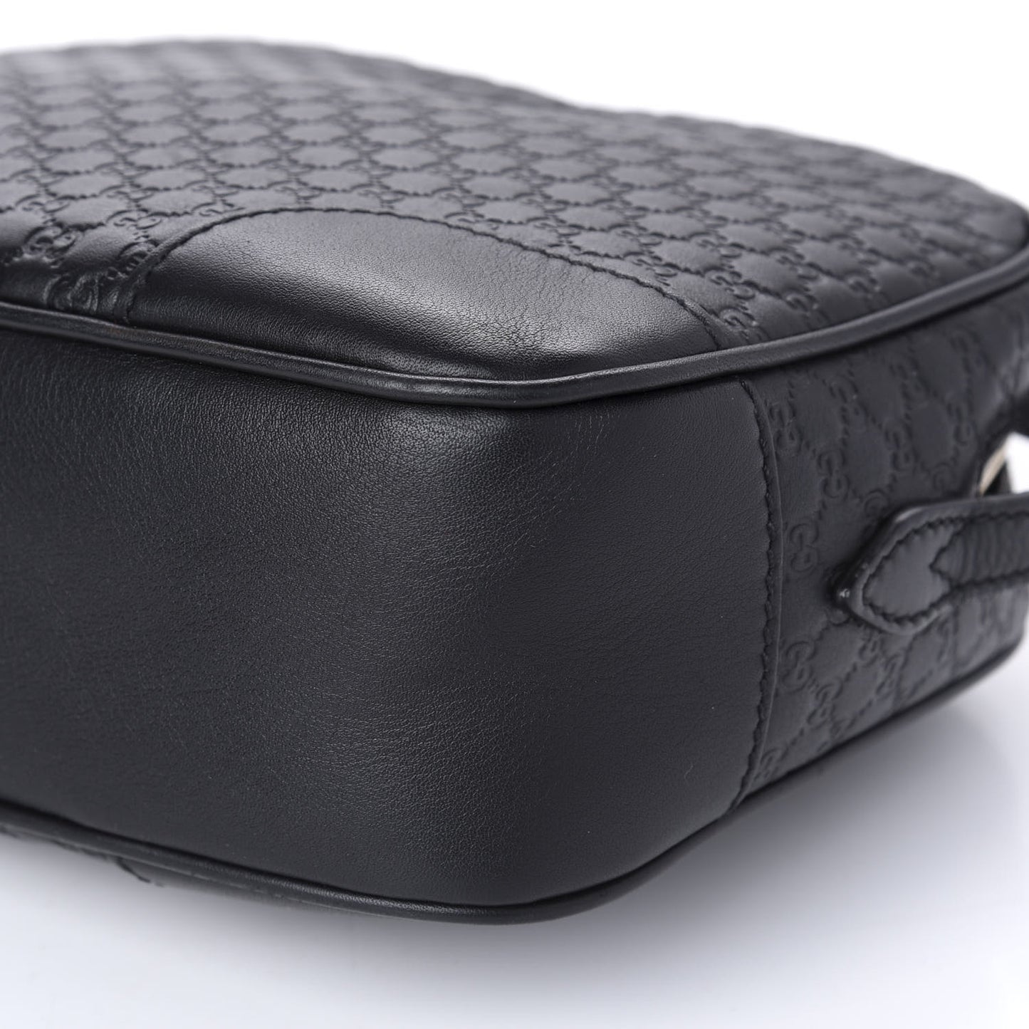 Microguccissima Mini Bree Messenger Bag Black